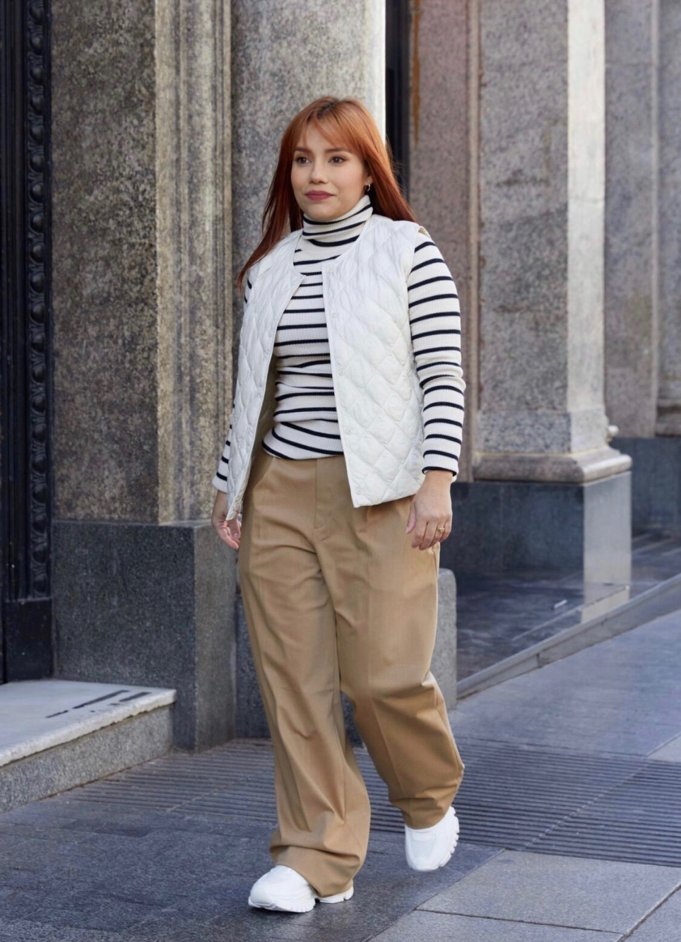Check styling ideas for「Wide-Fit Pleated Pants (Tall)」