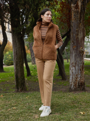 Uniqlo fleece vest top