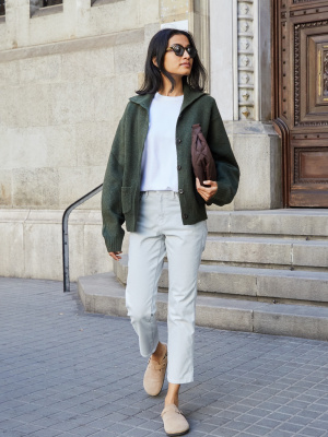 Women's Soufflé Yarn Knit Blouson | UNIQLO UK