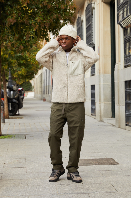 Check styling ideas for「Fleece Stretch Mock Neck Long