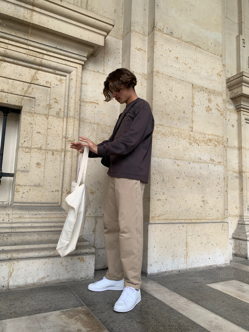 Check styling ideas for「Cotton Relaxed Ankle Pants」