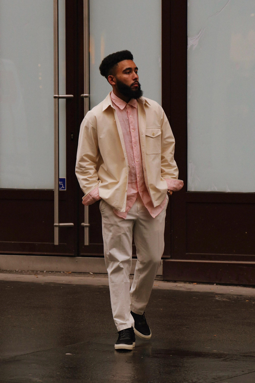 Men's beige chinos