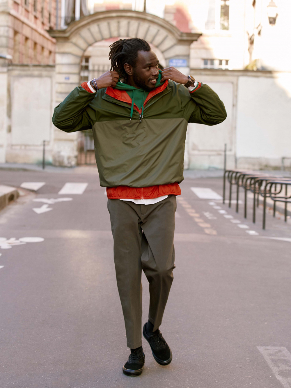 Crew neck clearance and collared shirt