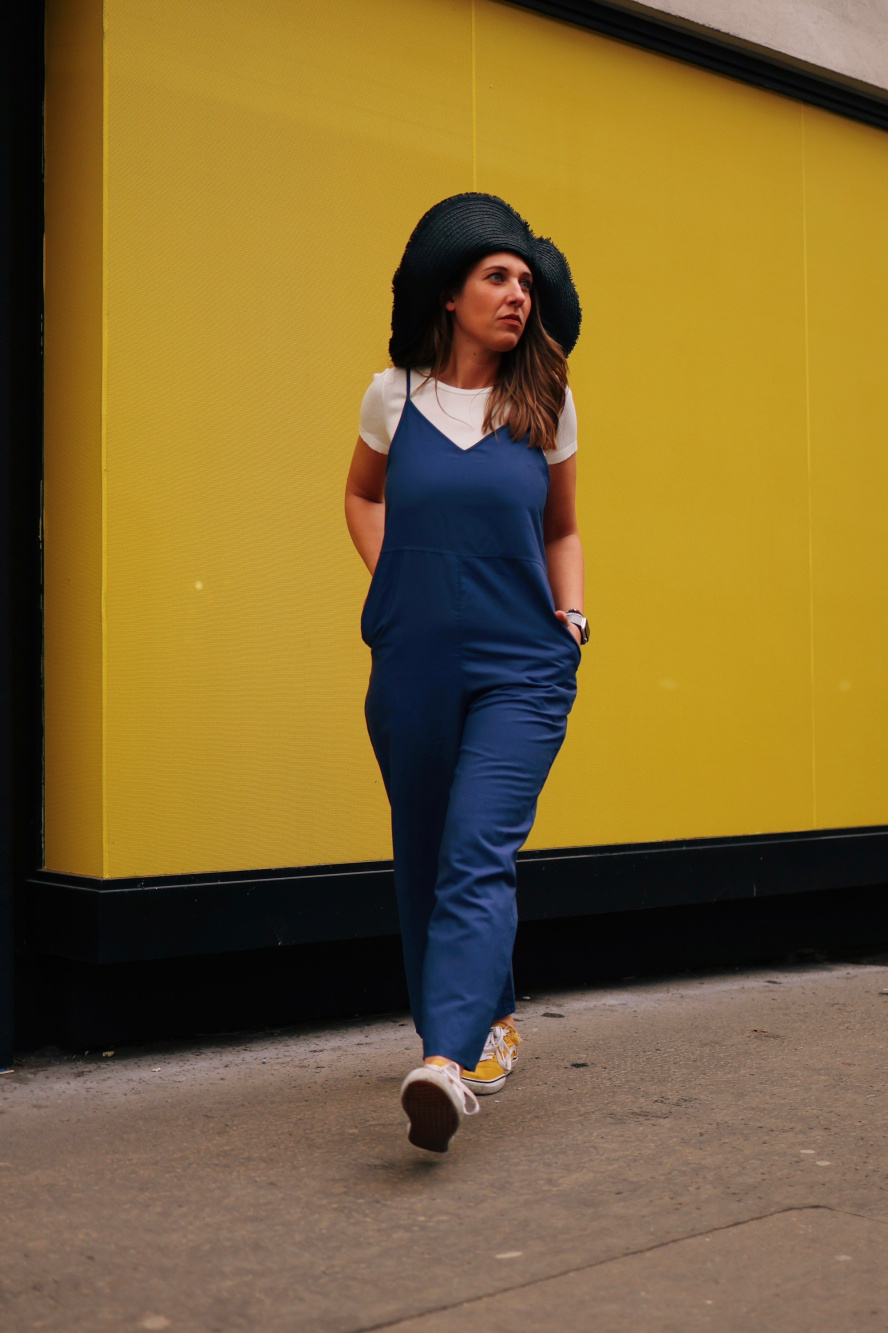 Check styling ideas for「Linen-Blend Camisole Jumpsuit」