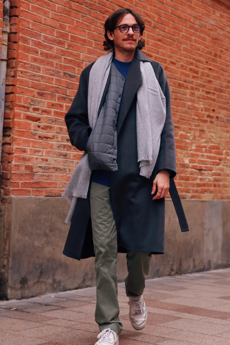 Check styling ideas for「Wool Blend Long Coat、HEATTECH Ultra Warm