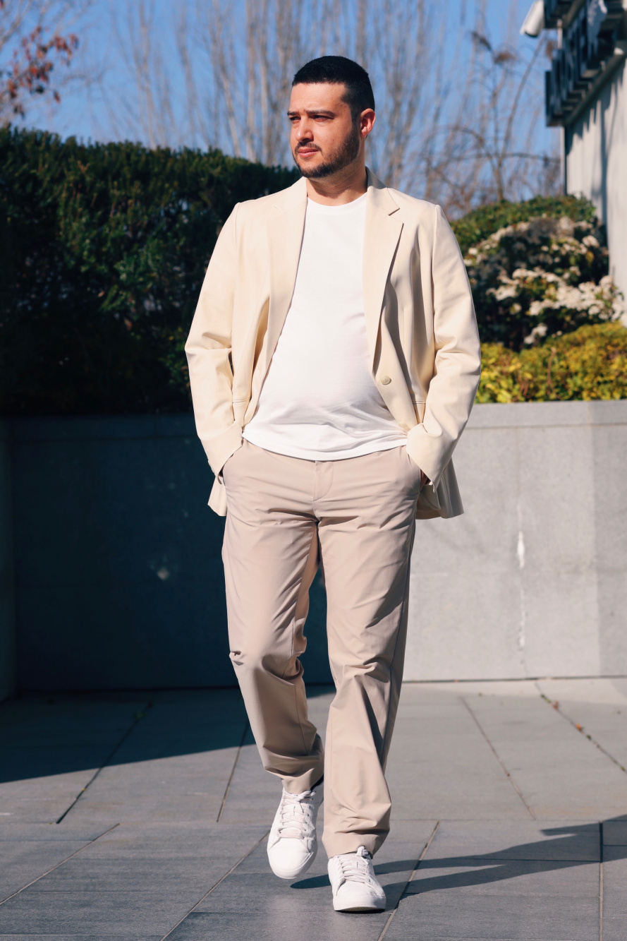 Check styling ideas for「Extra Fine Merino Knitted Long-Sleeve