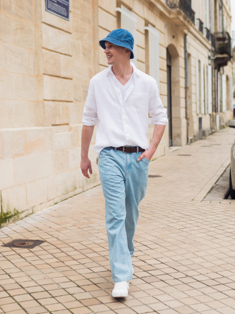 Check styling ideas for「Premium Linen Long-Sleeve Shirt、Linen