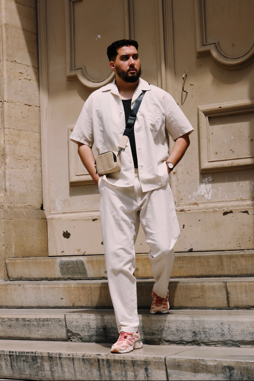 Check styling ideas for「Linen Blend Relaxed Pants、UV Protection Twill Cap  (Washed)」