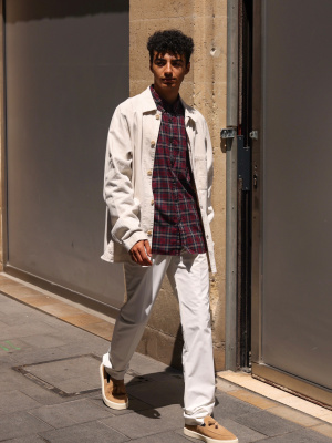 Utility Denim Jacket (Cotton Linen) | UNIQLO US