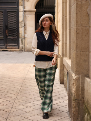 Flannel Checked Pants | UNIQLO US