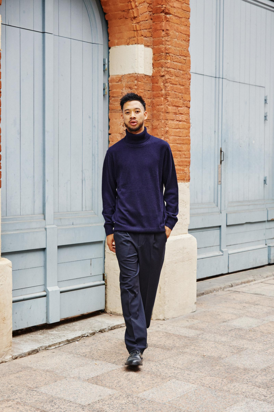 Check styling ideas for Premium Lambswool Crew Neck Sweater Wide