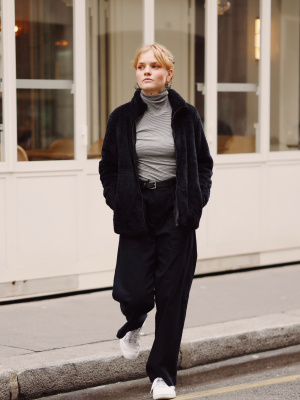 Women's Fluffy Fleece Full-Zip Jacket | UNIQLO DE