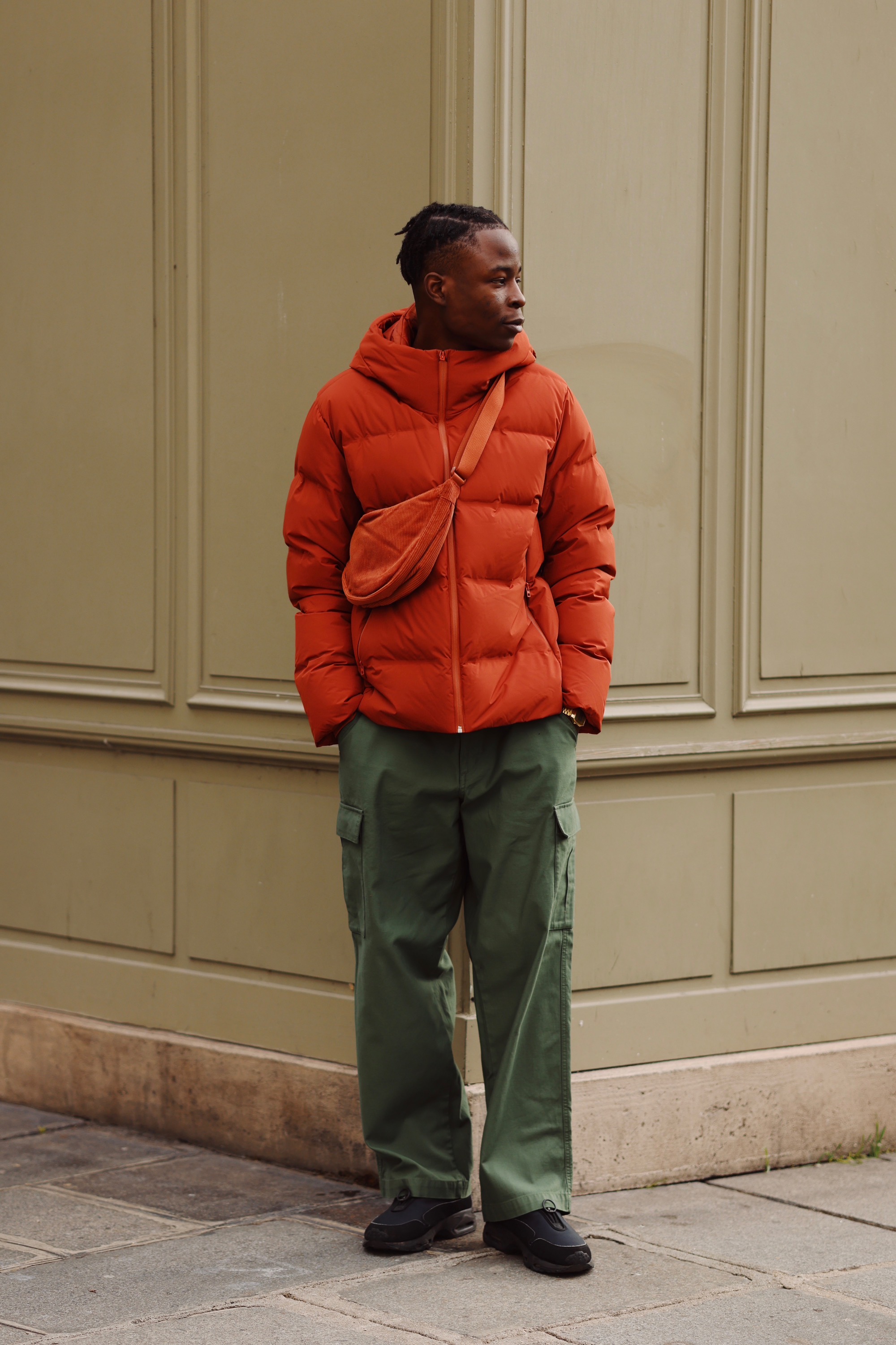 Uniqlo cheap orange jacket