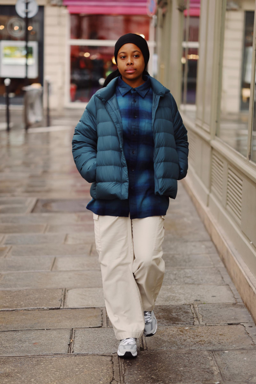 Check styling ideas for「Ultra Light Down Jacket、Flannel Checked