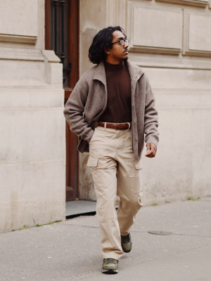 Smooth Fleece Mock Neck Long-Sleeve T-Shirt | UNIQLO US