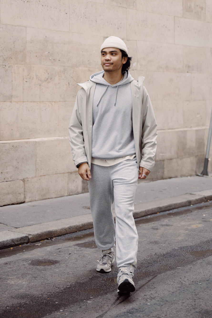 Check styling ideas for「Sweatpants、Fleece Full-Zip Jacket