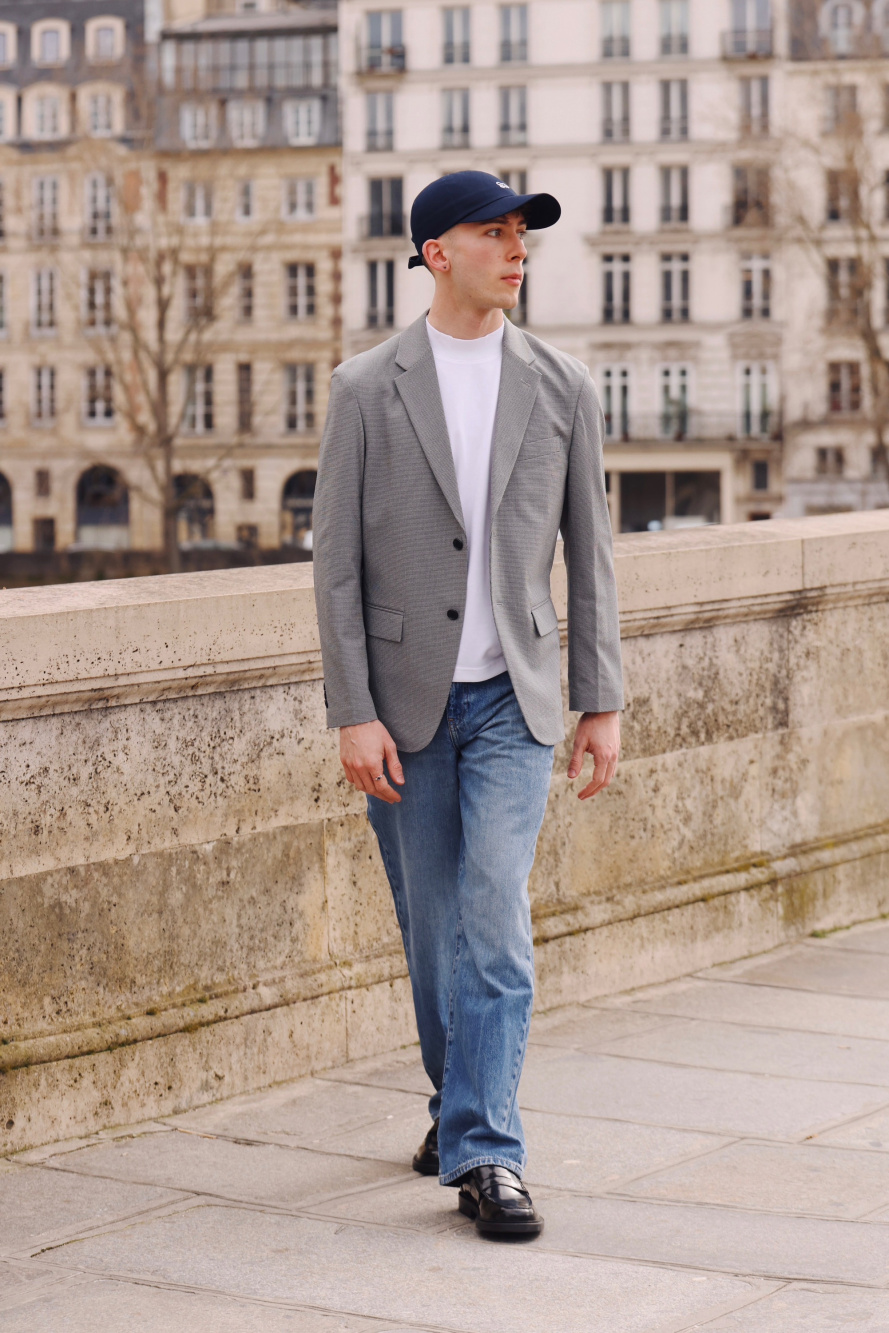 Jeans con giacca store