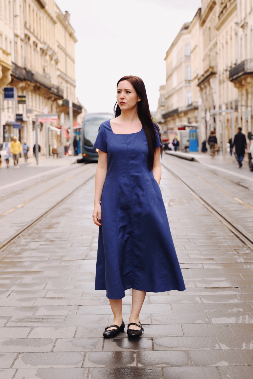 Uniqlo linen dress top
