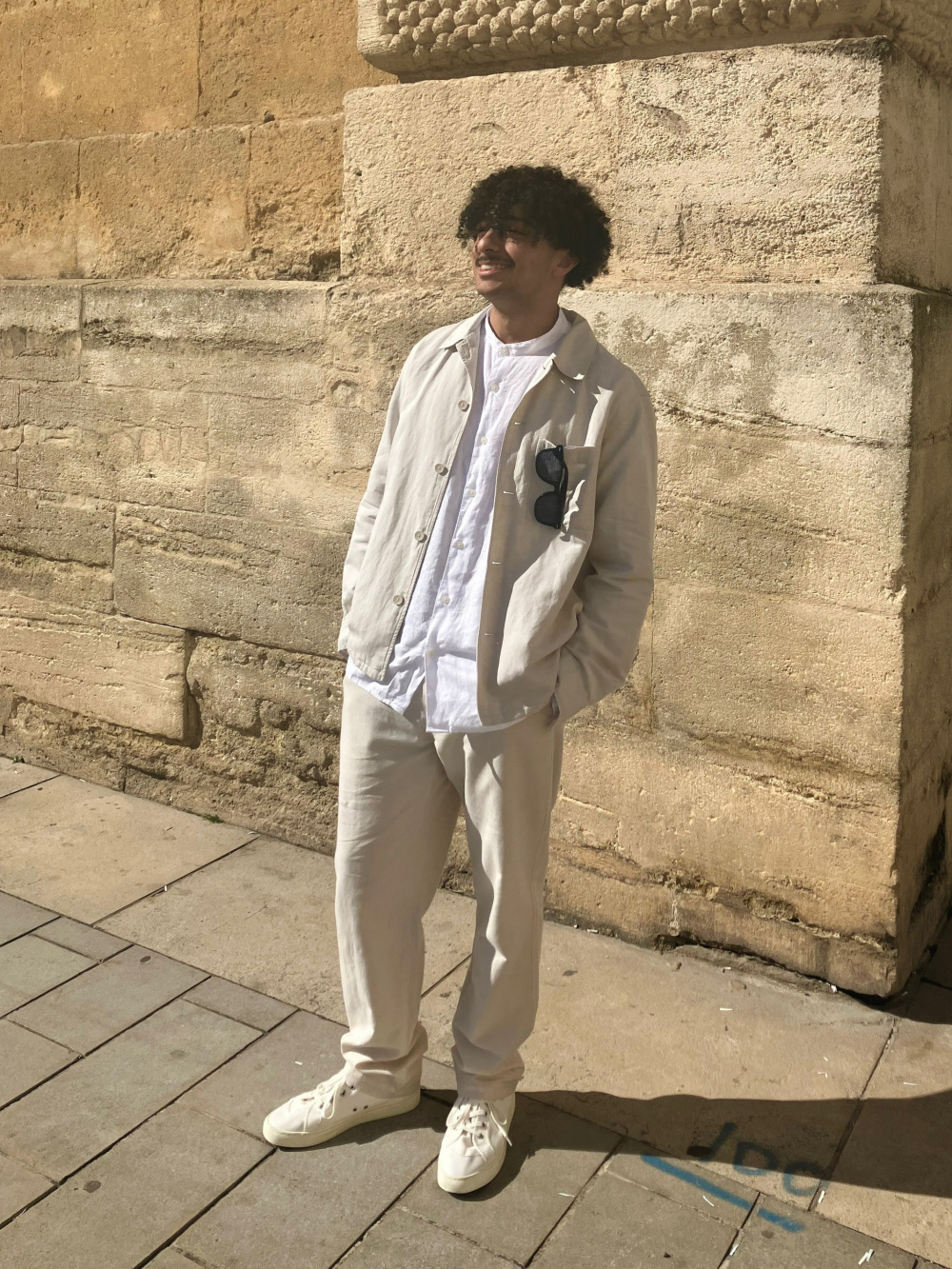 Check styling ideas for「Linen Blend Relaxed Pants、Cotton