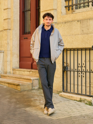 Windproof Stand Collar Blouson | UNIQLO US