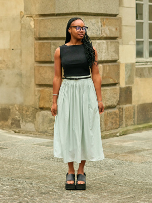 Volume Gather Skirt | UNIQLO US Volume Gather Skirt | UNIQLO US