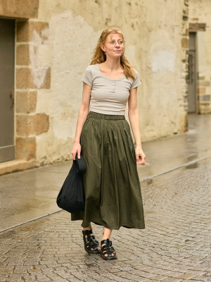 Volume Gather Skirt | UNIQLO US
