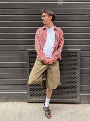 Flannel Boxy Shirt | Mini Check