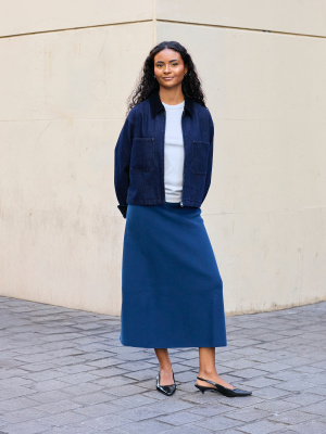 Washable Milano Ribbed Skirt