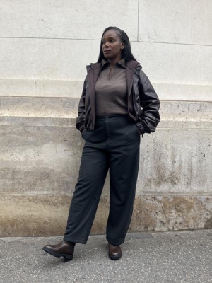 Double Face Knit Half-Zip Sweater | UNIQLO US