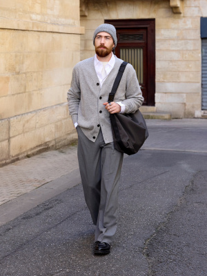 Cardigan en laine (Col V) pour Homme | UNIQLO FR