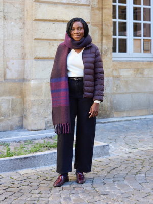 Pull Femme Col V En Cachemire/peluche - Large, élégant, Manches Longues, Pour Automne/hiver, Style Décontracté Chic