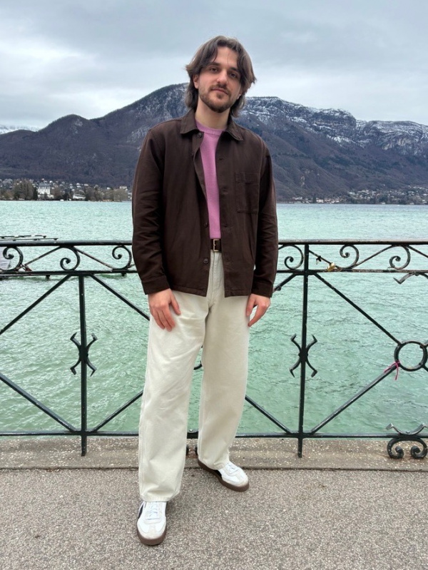 Check styling ideas for「Cotton Linen Shirt Jacket、Linen Blend
