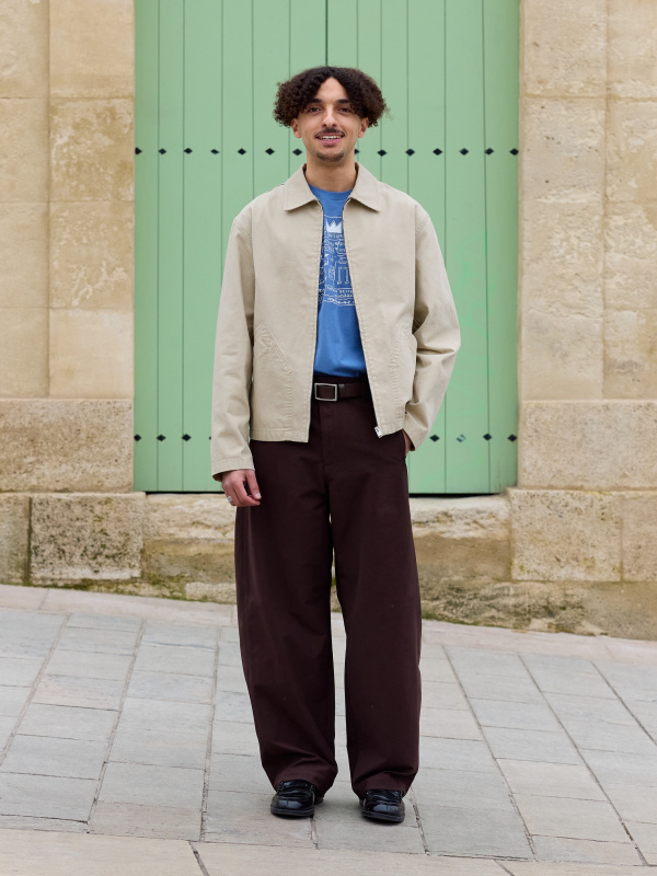 An outfit using Zip-Up Blouson and Jorts | 13