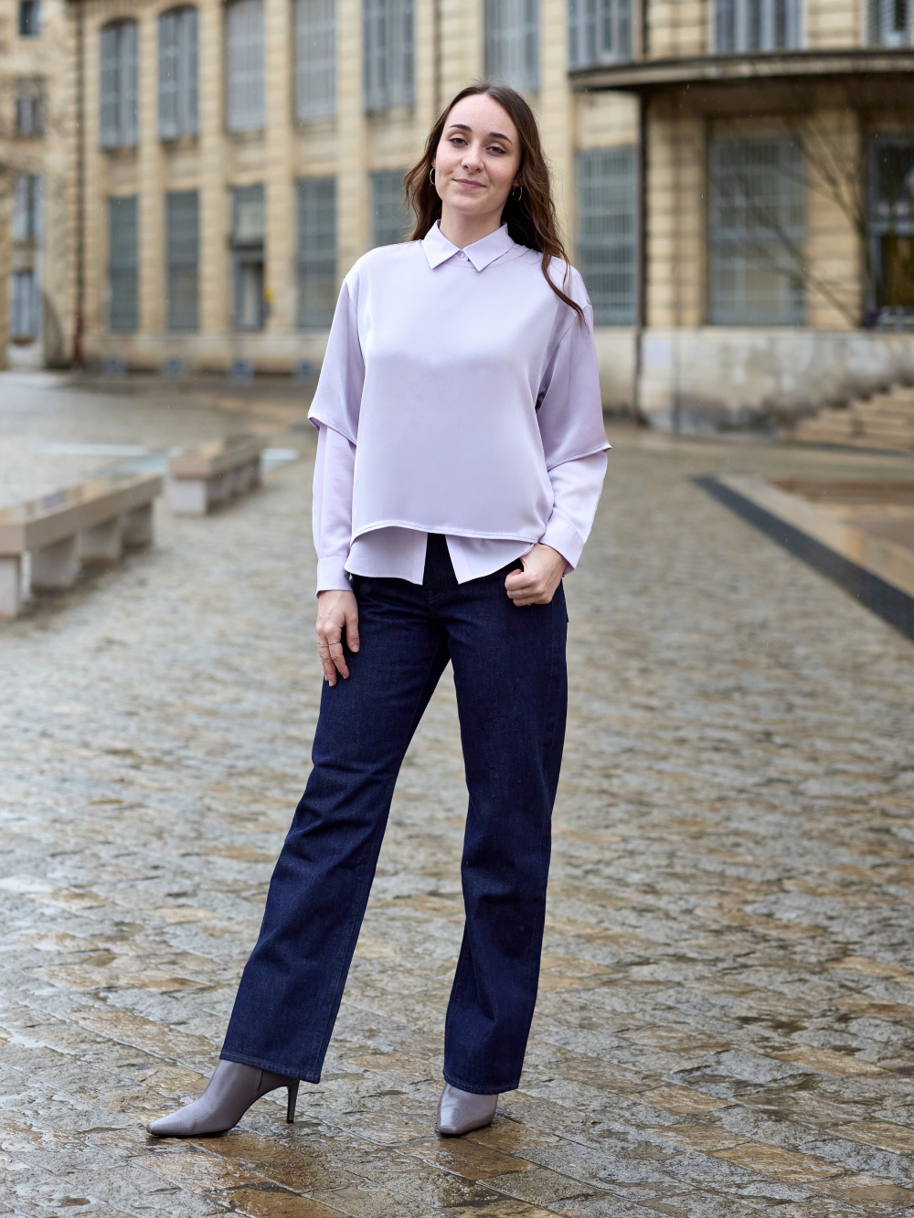 Check styling ideas forStraight JeansRayon Blouse| UNIQLO US