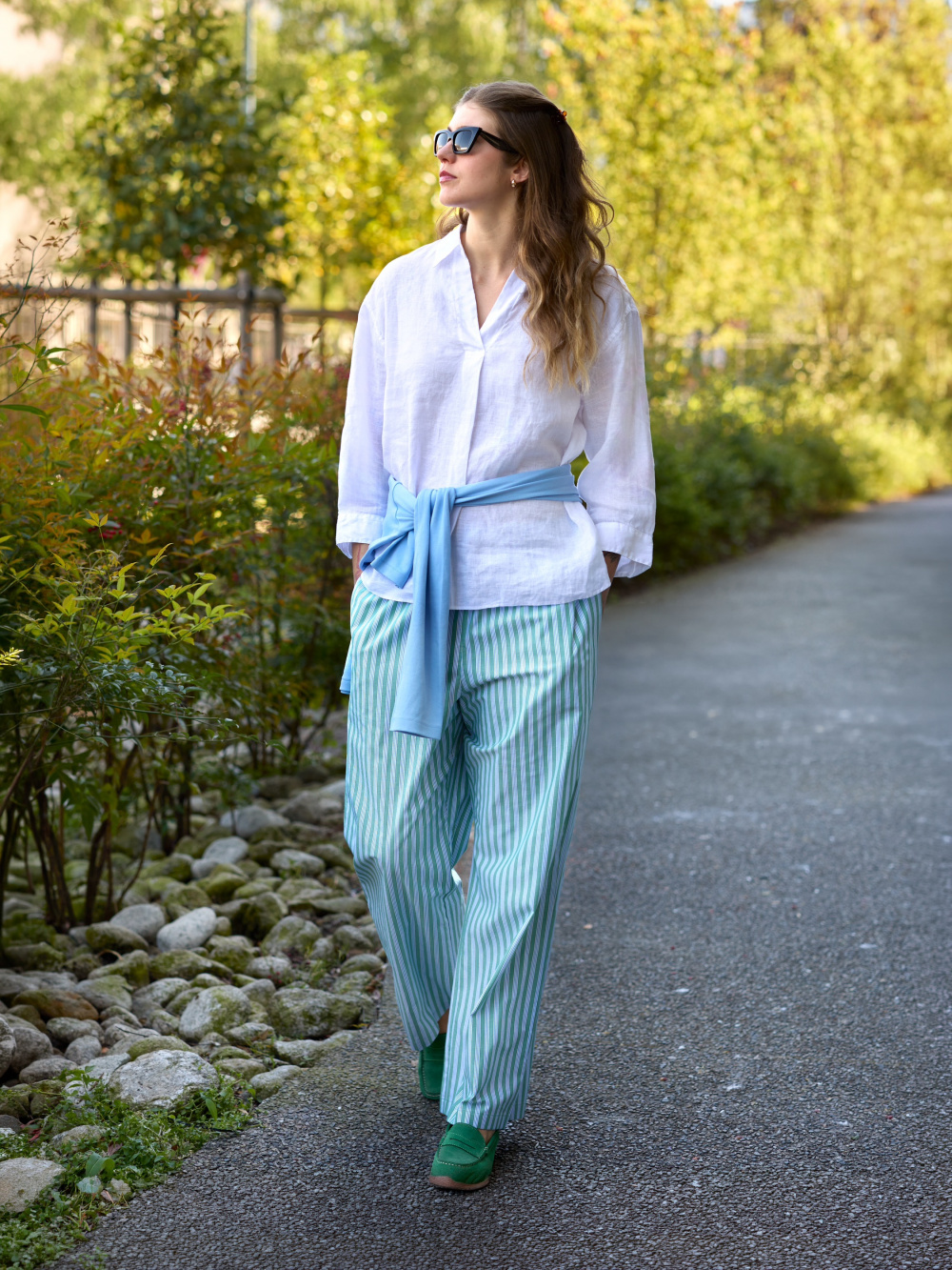 Check styling ideas for「Premium Linen Skipper Collar Shirt、Polo