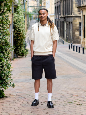 Men's Washable Knitted Skipper Polo Sweater | UNIQLO US