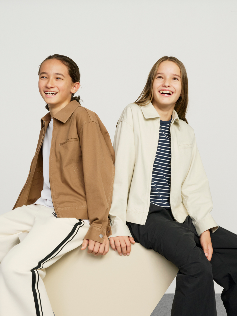 KIDS ZIP UP SHORT JACKET | UNIQLO TH