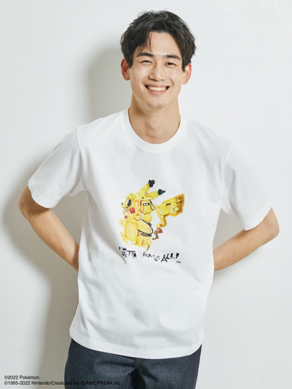 ポケモン ミーツ アーティスト 22 春夏 Ut グラフィックtシャツ ピカチュウ 半袖 レギュラーフィット Men ユニクロ