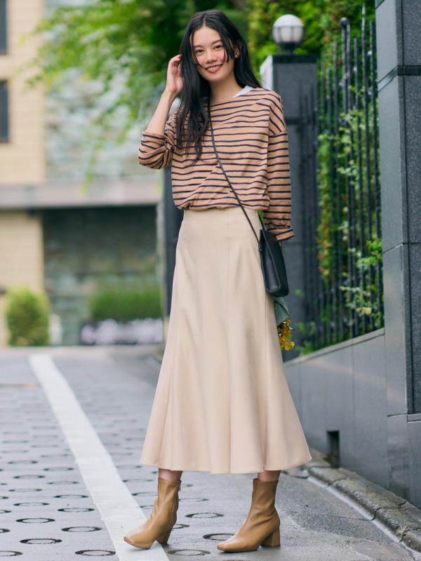 Uniqlo mustard clearance skirt