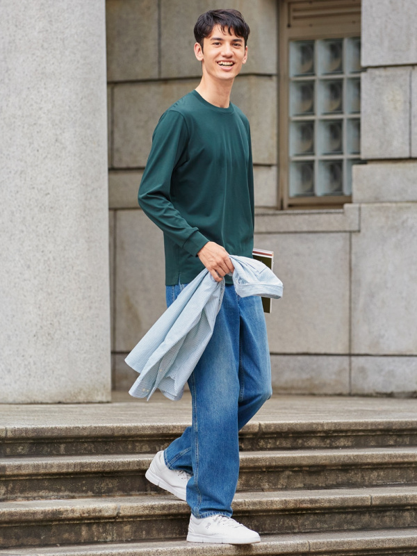 Wide leg 2025 jeans uniqlo