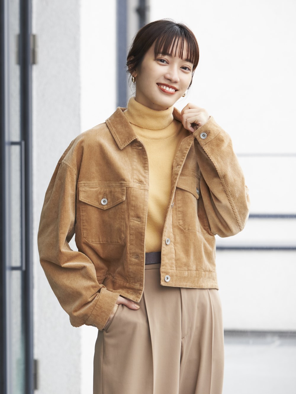 uniqlo drape flared pants