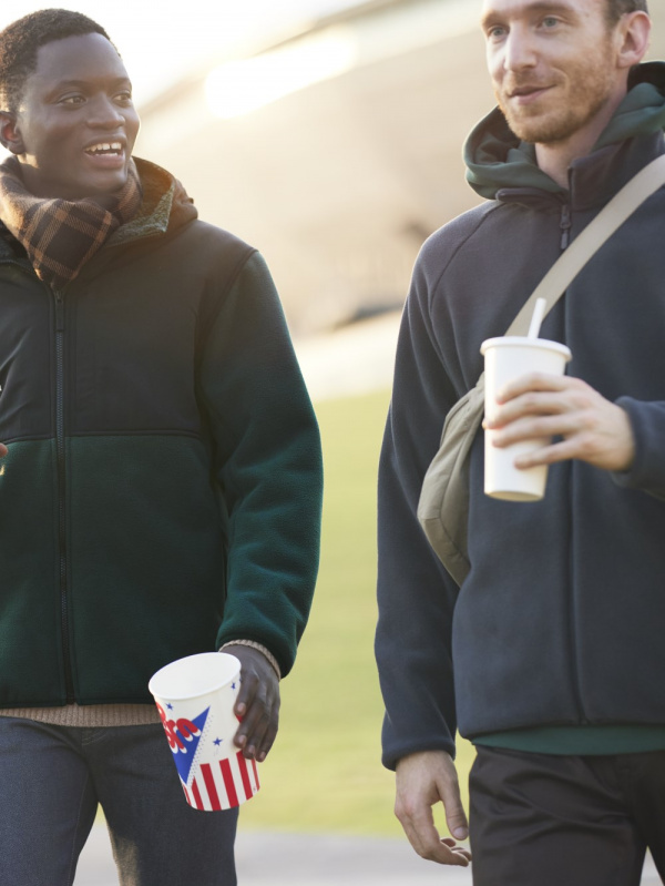 ユニクロ公式 防風アウターフリースパーカ 長袖