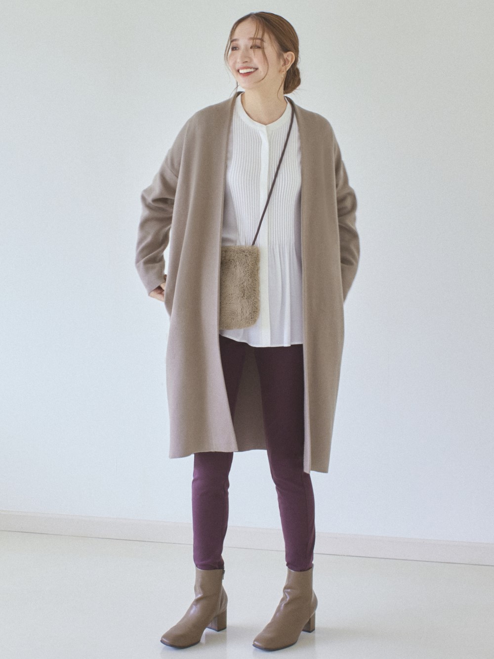 Shop looks for「Souffle Yarn Turtleneck LongSleeve Dress、Souffle Yarn