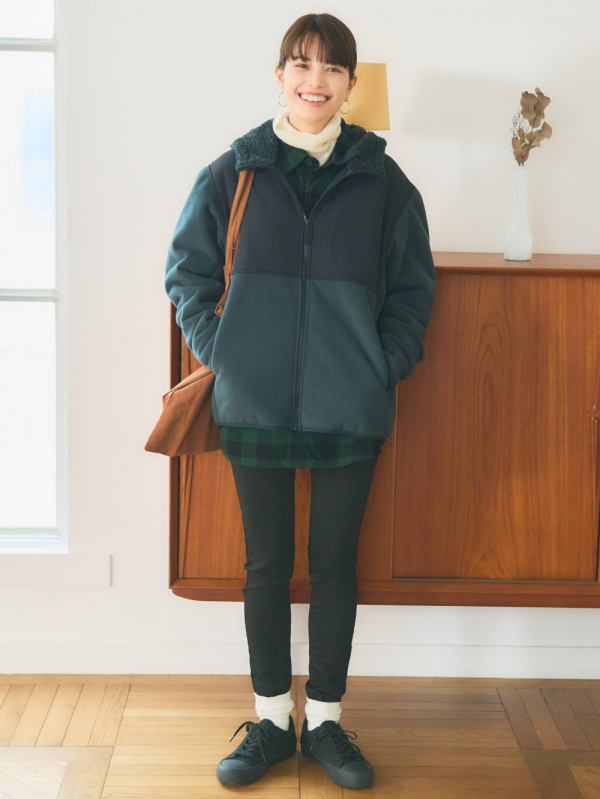 ユニクロ公式 防風アウターフリースパーカ 長袖