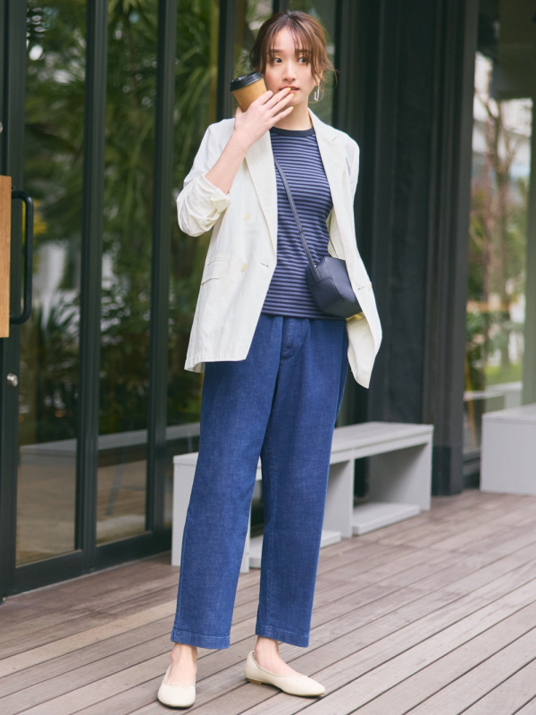 Uniqlo linen shop blend coat