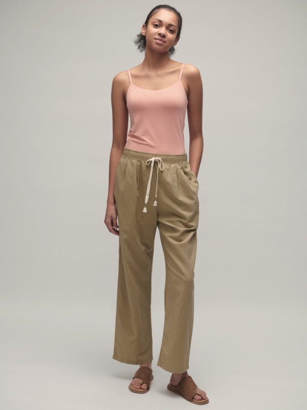 WOMEN'S LINEN BLEND EASY PANTS