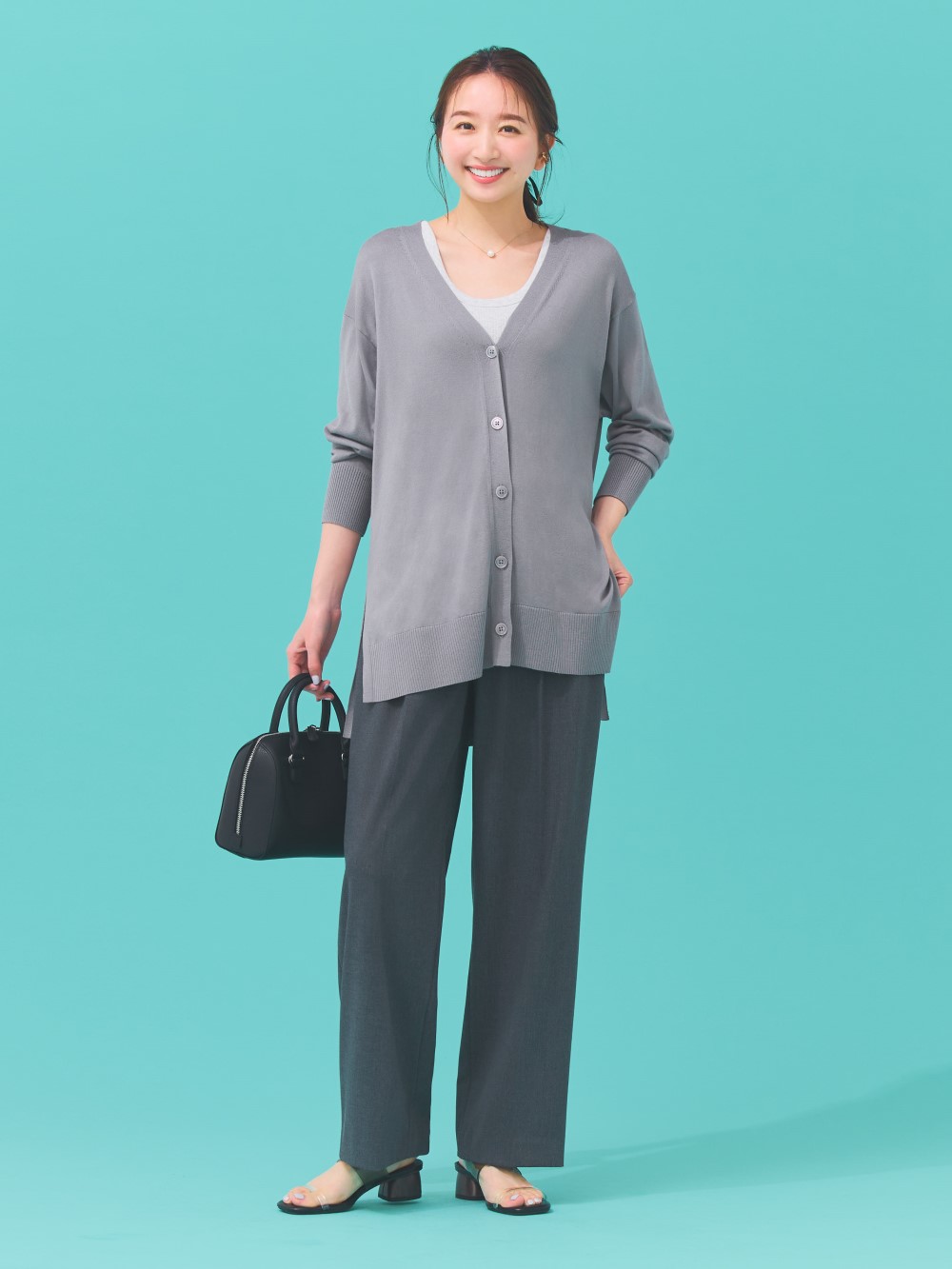 Shop looks for rayon pintuck pullover blouse pleated wide pants single