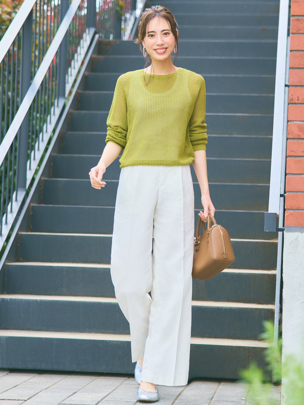 Uniqlo linen hot sale wide pants