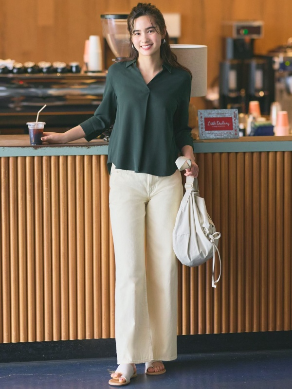 uniqlo skipper blouse