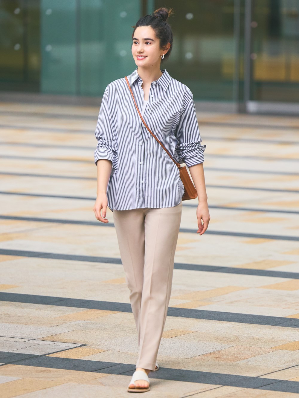 uniqlo striped shirt women